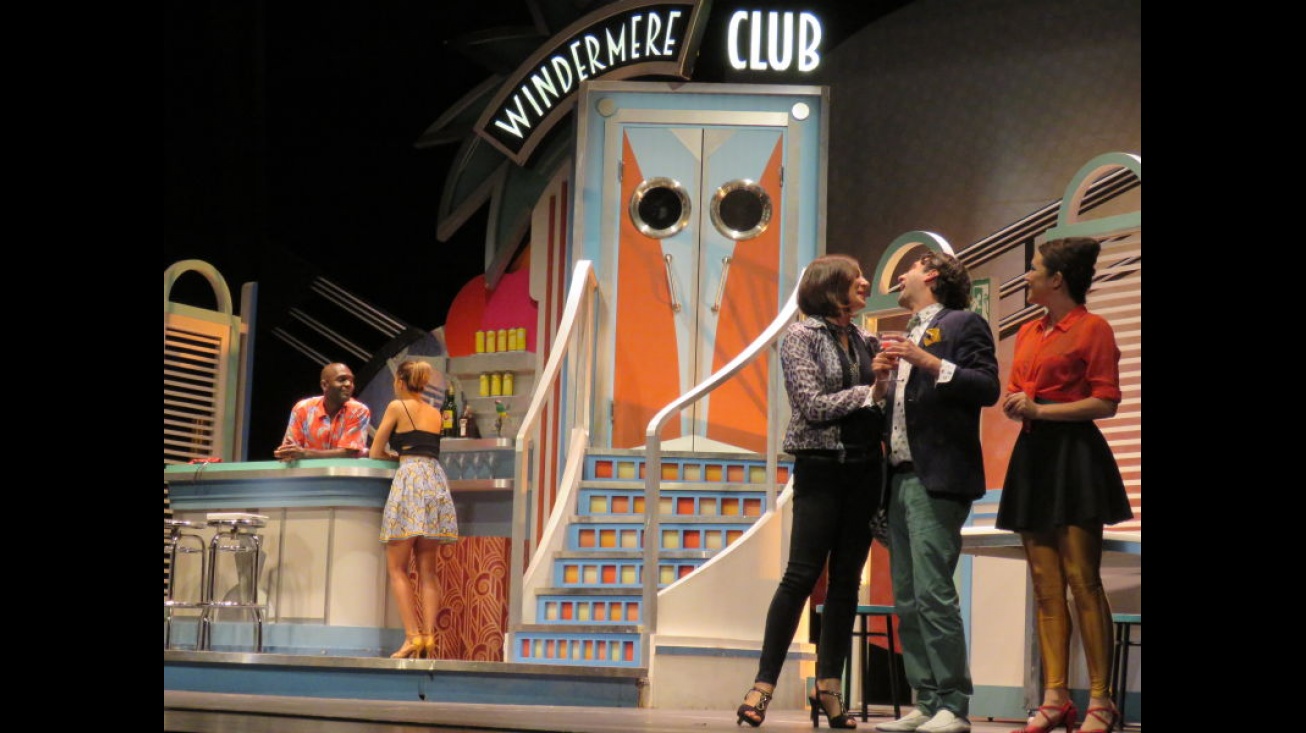Momento de la representación en el Gran Teatro