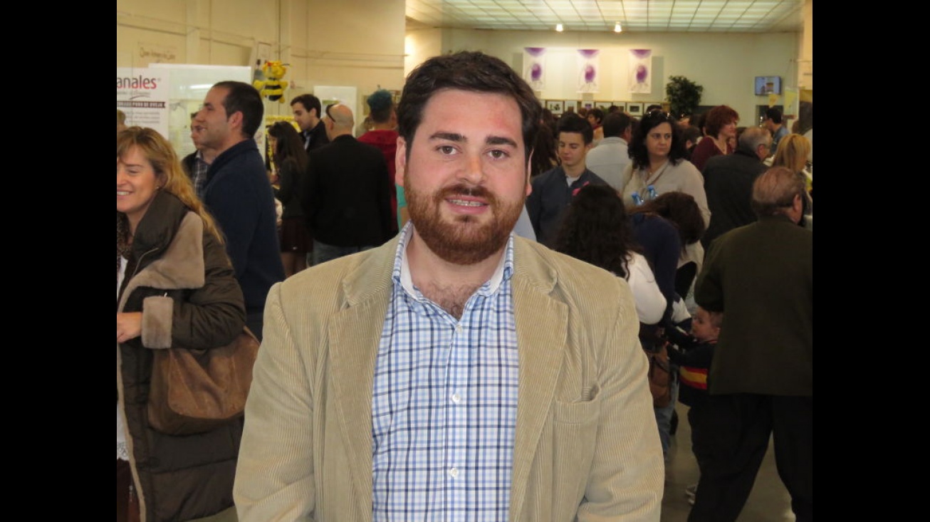 Pablo Camacho, momentos antes de la clausura de FERSAMA