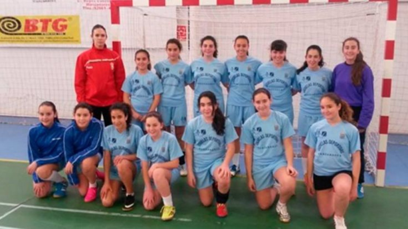 Equipo infantil femenino del BM Manzanares