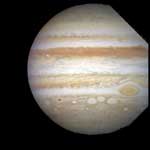 Imagen de la superficie de Júpiter.