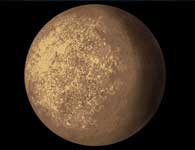 Imagen de Mercurio captada por una sonda espacial