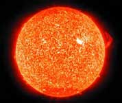 imagen del Sol captada por una sonda espacial