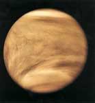 Imagen de Venus captada por un telescopio de UV.